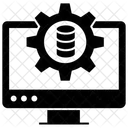 Ajuste De Datos Configuracion De Base De Datos Gestion De Datos Icono