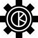 Gestion De Datos Diagrama Engranaje Icono