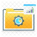 Analisis De Datos Procesamiento De Datos Configuracion De Datos Icono