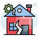 Ciudad Desastre Terremoto Icon