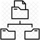 Gestion De Fichiers Dossiers Structure Icône