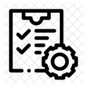 Gestion De Productos Lista De Verificacion Equipo Icono