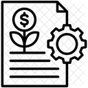 Gestion De Projet Croissance Investissement Icône