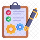 Gestión de proyectos  Icono