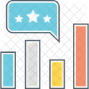 Gestion De La Reputation Diagramme A Barres Graphique Icône