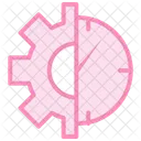Icono De Linea De Duotono De Gestion De Riesgos Icono