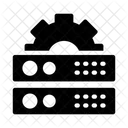 Servidor Base De Datos Configuracion Icono