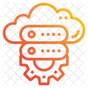 Datos En La Nube Servidor Computacion En La Nube Icono