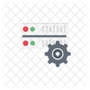 Servidor Base De Datos Configuracion Icono
