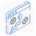 Configuracion Del Sitio Web Administracion Del Sitio Web Configuracion Del Sitio Web Icono