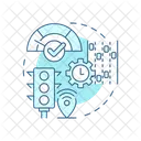 Concepto De Gestion Del Trafico Icono