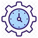 Tiempo Gestion Configuracion Icono