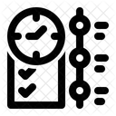 Gestion Del Tiempo Gestion De Plazos Asignacion De Tiempo Icono