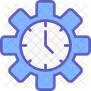 Tiempo Gestion Reloj Icon