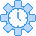 Tiempo Gestion Reloj Icon