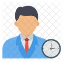 Gestion Del Tiempo Gestion Empresarial Empleado Icon