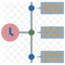 Gestion Del Tiempo Cronograma Tiempo Del Proyecto Icono