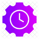 Gestion Del Tiempo Hora Y Fecha Eficiencia Icono