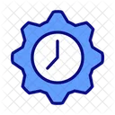 Reloj Empleado Tiempo Icono