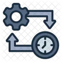 Tiempo Gestion Reloj Icon