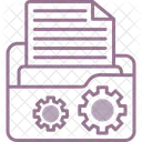 Gestion De Archivos Documento Configuracion De Documentos Icono