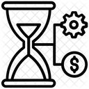 Gestion Financiera Tiempo Dinero Eficiencia Del Tiempo Icon