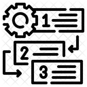 Gestionar Diagrama De Flujo Priorizar Secuenciar Icon