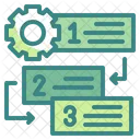Gestionar Diagrama De Flujo Priorizar Secuenciar Icon