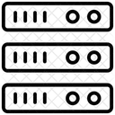 Gestione Dei Dati Database Data Center Icon