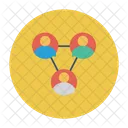 Gestione Del Team Connessioni Rete Icon