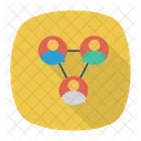 Gestione Del Team Connessioni Rete Icon