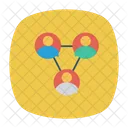 Gestione Del Team Connessioni Rete Icon