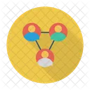 Gestione Del Team Connessioni Rete Icon