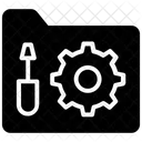 Gestione Degli Archivi Impostazioni Delle Cartelle Gestione Dei Dati Icon