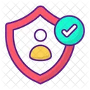 Sicurezza Sicurezza Della Rete Sicurezza Degli Endpoint Icon