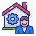 Gestionnaire Immobilier Expert Agent Icône