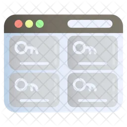 Gestionnaire de mots de passe  Icône