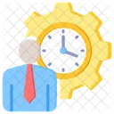 Gestionnaire Du Temps Temps Personnes Icône