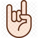 Gesto de cuerno  Icono