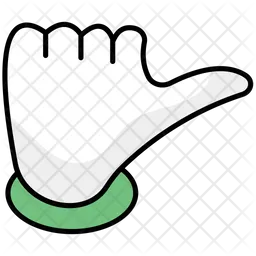 No me gusta el gesto con la mano  Icono