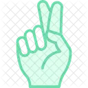 Polegar Verde Gesto Icon