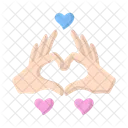 Gesto Sincero Relacion Amor Icon