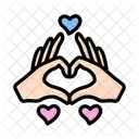 Gesto Sincero Relacion Amor Icon