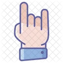 Rock Finger Hand Icon