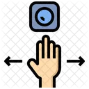 Sensor Touchless Hand Icon