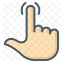 Gesture Hand Single Icon