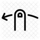 Gesture Swipe Horizontal Left Icon