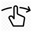 Gesture Swipe Horizontal Right Icon