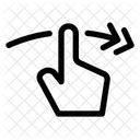 Gesture Swipe Horizontal Right Icon