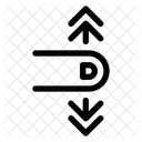 Gesture Swipe Vertical Icon